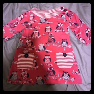 Mini Boden owl dress